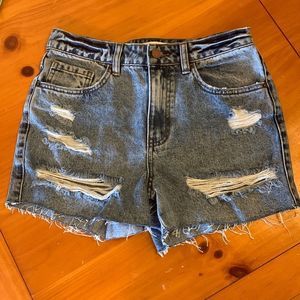 [O’neill] High Rise Cut Off Denim Shorts - Size 27